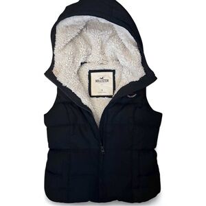 Vintage Hollister Navy blue puffer vest